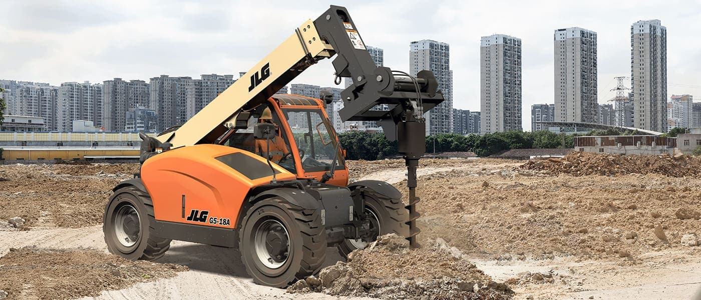 Telehandler Auger Attachment