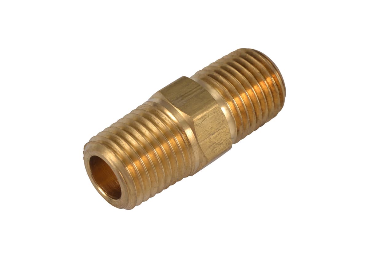 NIPPLE, 1/4NPT X 1 3/8 HEX