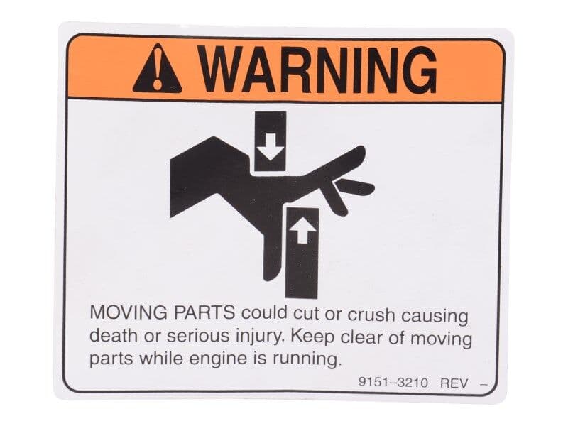 WARNING DECAL