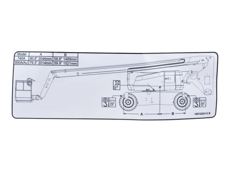 DECAL,LIFT DIAGR