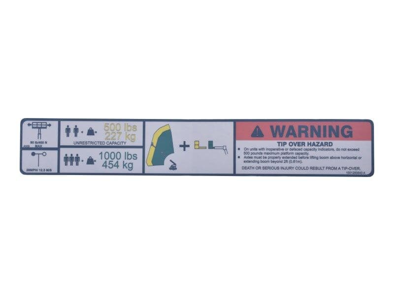DECAL,WARNING DU