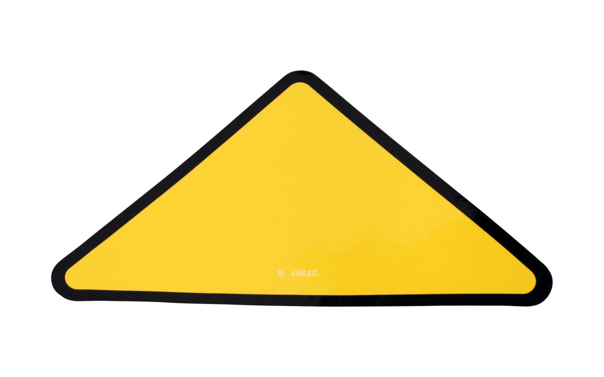 TRIANGLE YELLOW