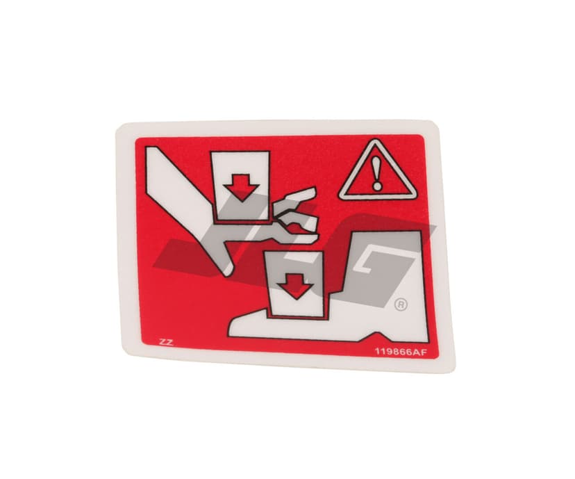 DECAL, DANGER PINCH
