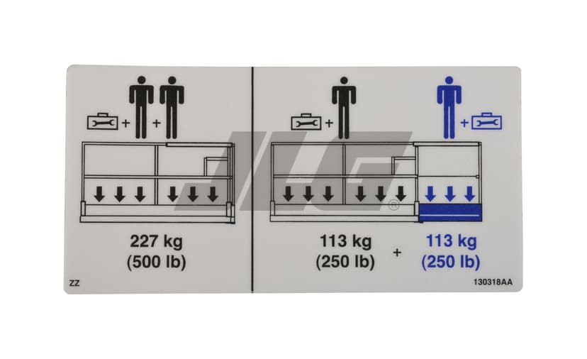 PLTFM CAPACITY LABEL