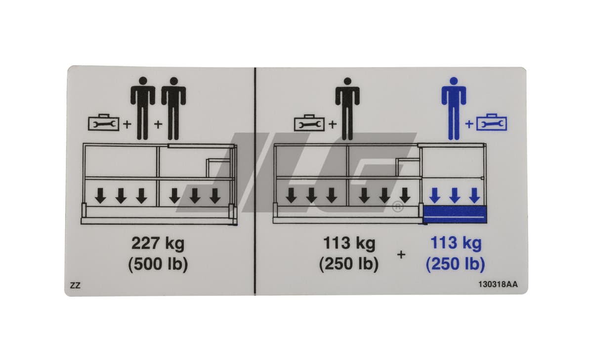 PLTFM CAPACITY LABEL