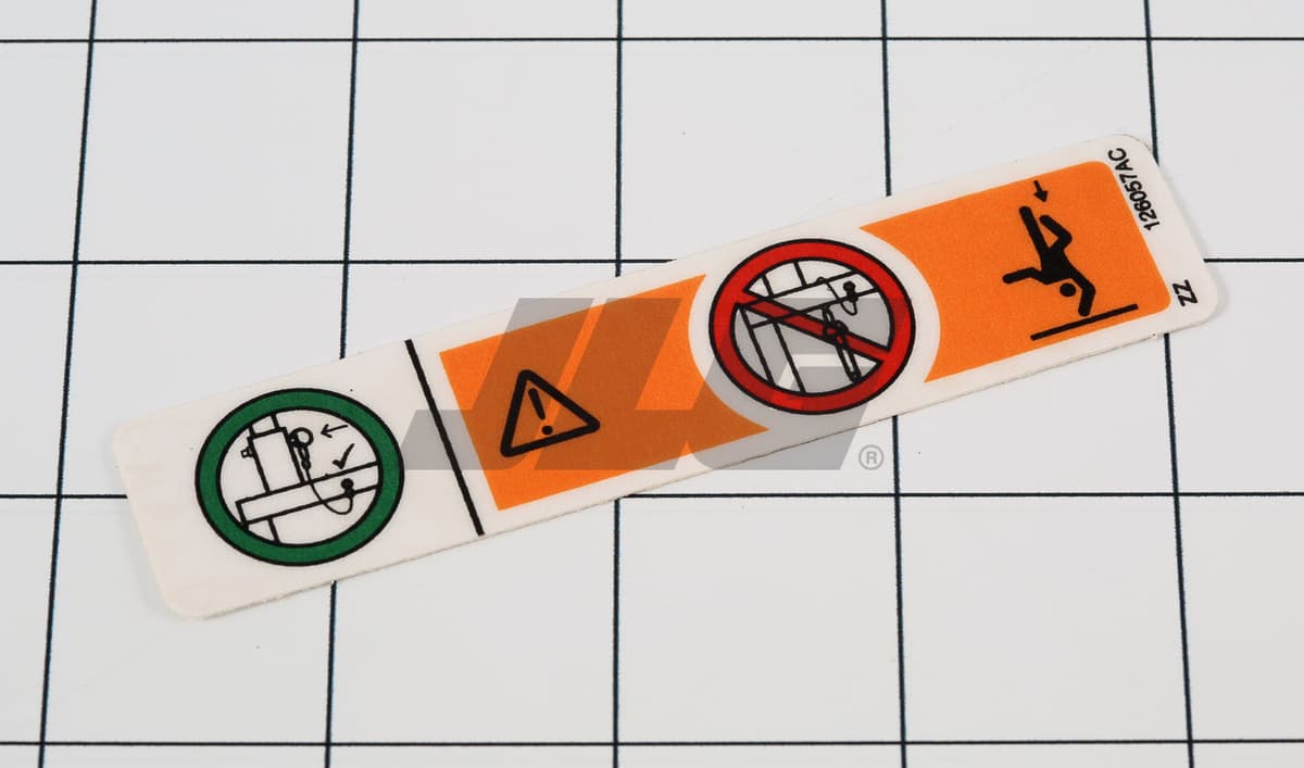 FALLING HAZARD LABEL