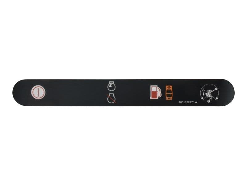 DECAL,STOP, AUX POWER