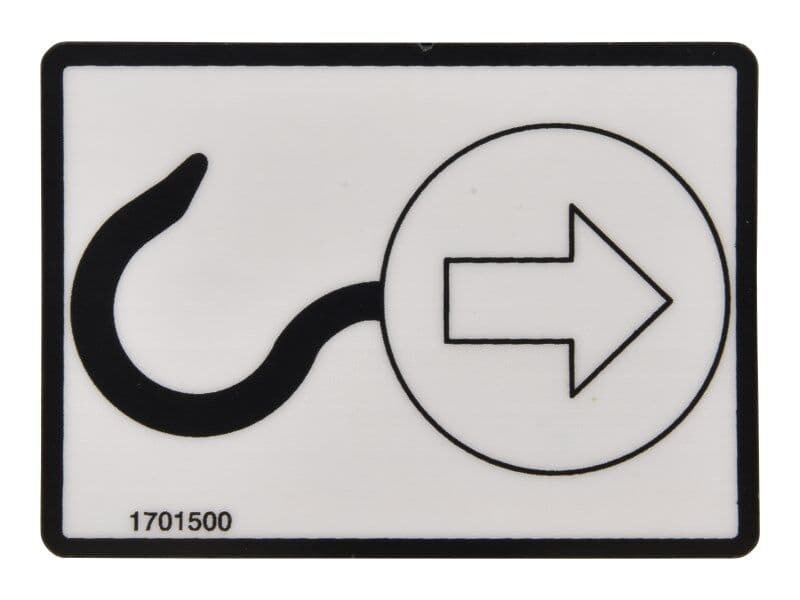 DECAL, LIFT HERE
