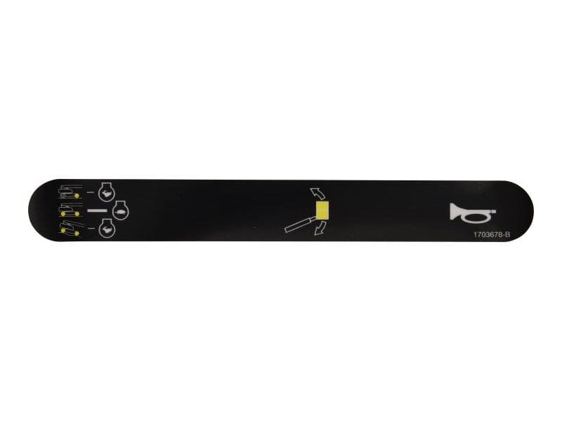 DECAL,HORN,DRV SPD,LEVEL