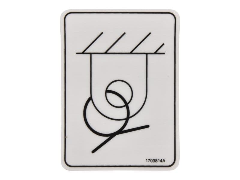 DECAL,TIE DOWN
