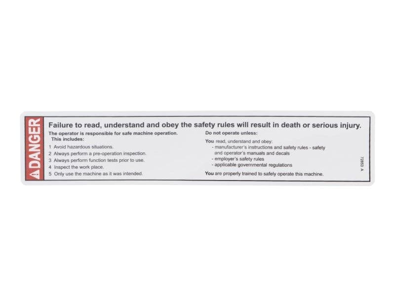 DANGER IMPROPER USE HAZ,