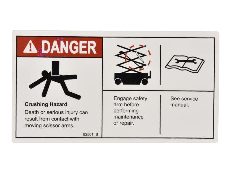 DANGER-USE SAFETY ARM,