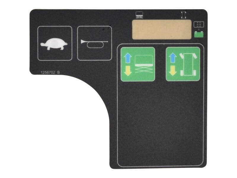 DECAL,PLATFORM CONTROL