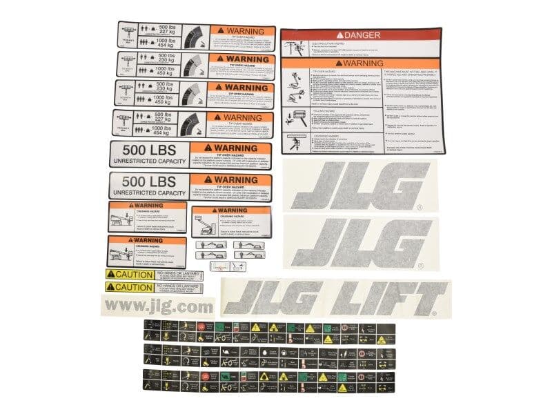 KIT,PLATFORM DECALS 600A-600S
