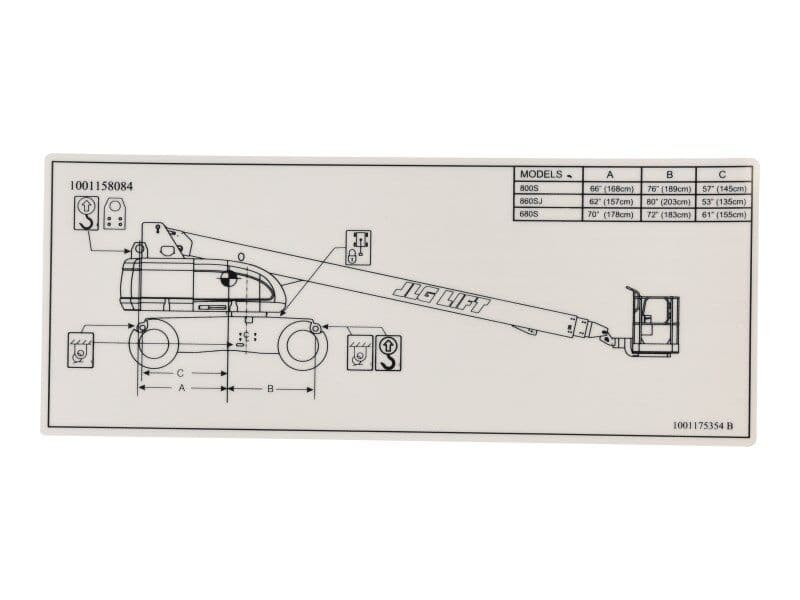 DECAL,LIFT DIAGRAM