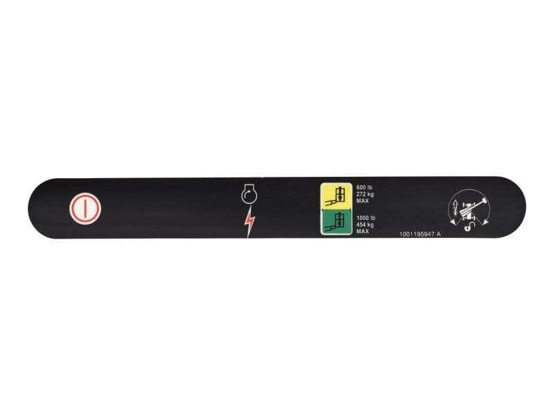 DECAL,STOP & AUX POWER