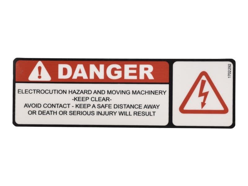 DECAL, ELECTROCUTION HAZARD
