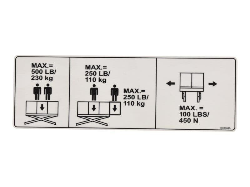 DECAL,CAPACITY 1932E2