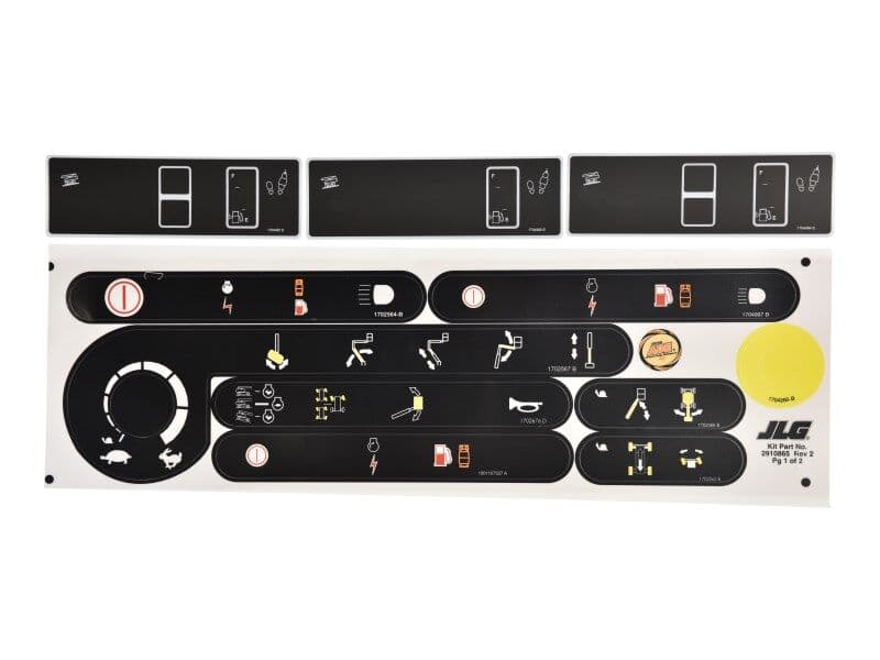 KIT,PLATFORM CONSOLE DECAL