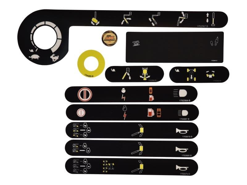 KIT,PLATFORM CONSOLE DECAL
