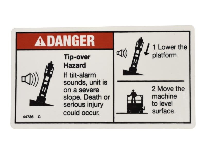 DANGER,TIP-OVER,TILT