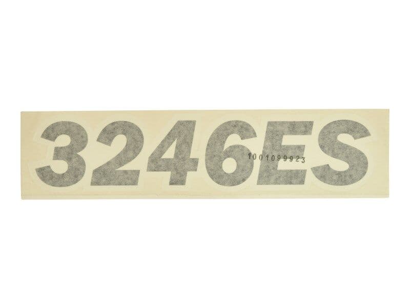 DECAL, 3246ES MODEL DESIG.