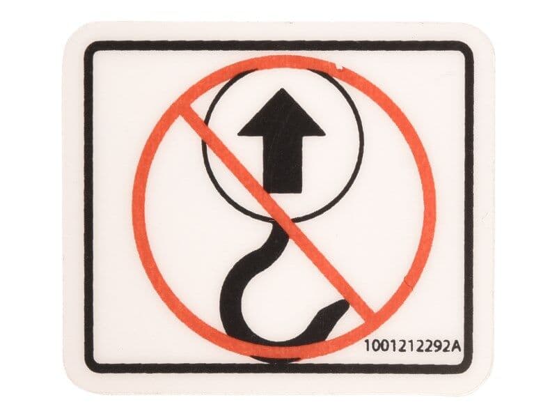 DECAL,NO LIFT