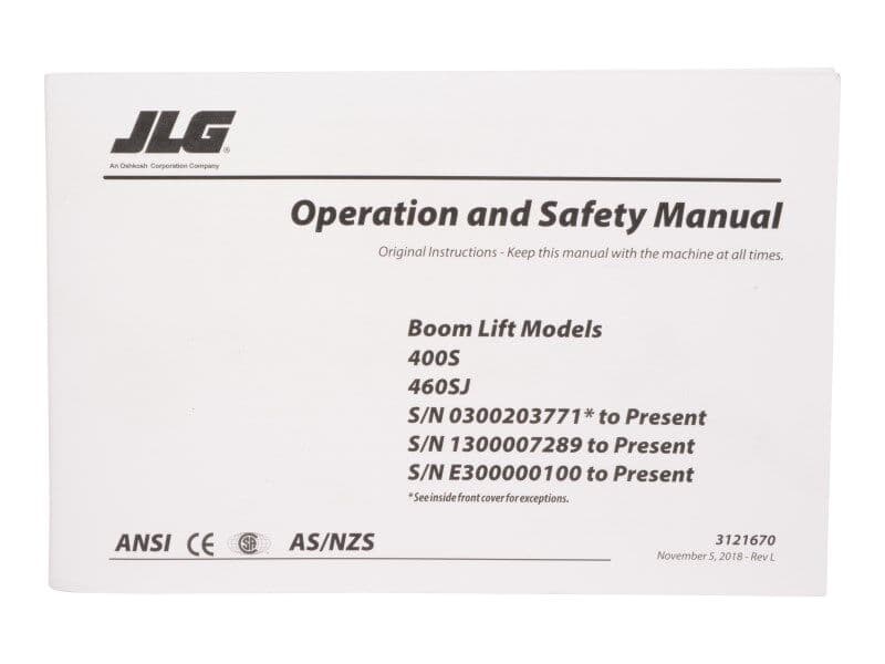 400S GBL OPER/SAFE