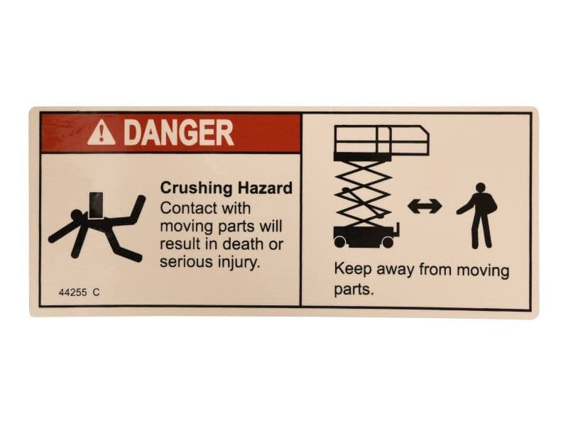 CRUSHING HAZARD