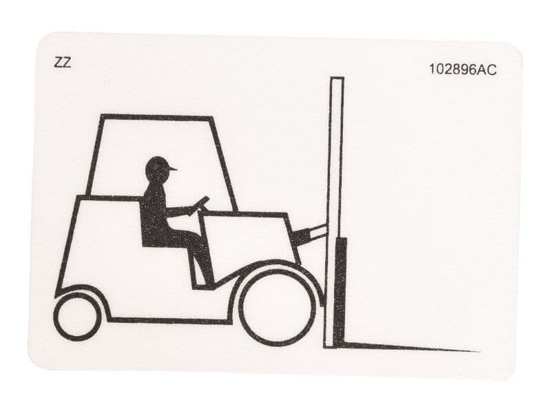 DECAL, FORK LIFT BOOT