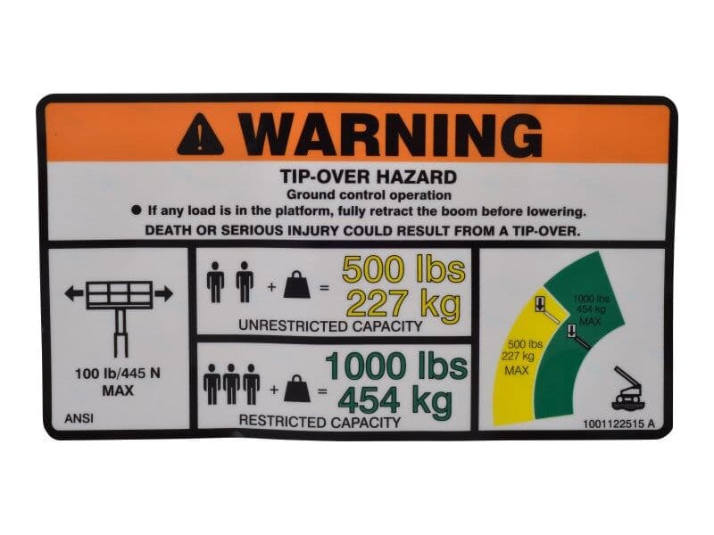 DECAL,WARNING DUAL CAP.