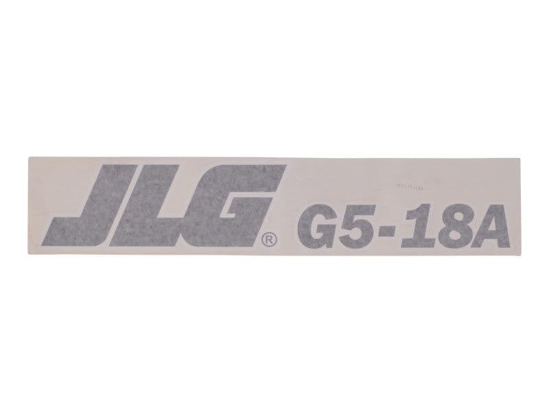 DECAL,JLG G5-18A