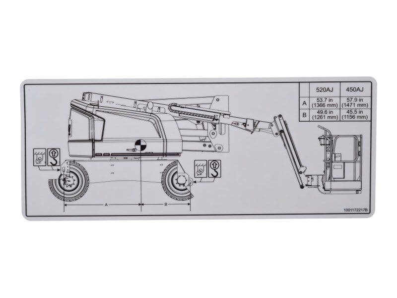 DECAL,LIFT DIAGRAM