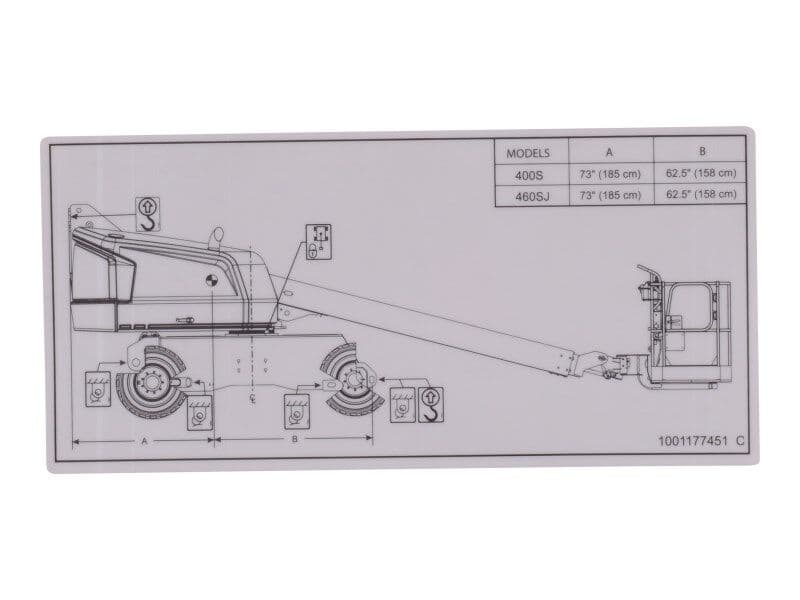 DECAL,LIFT DIAGRAM