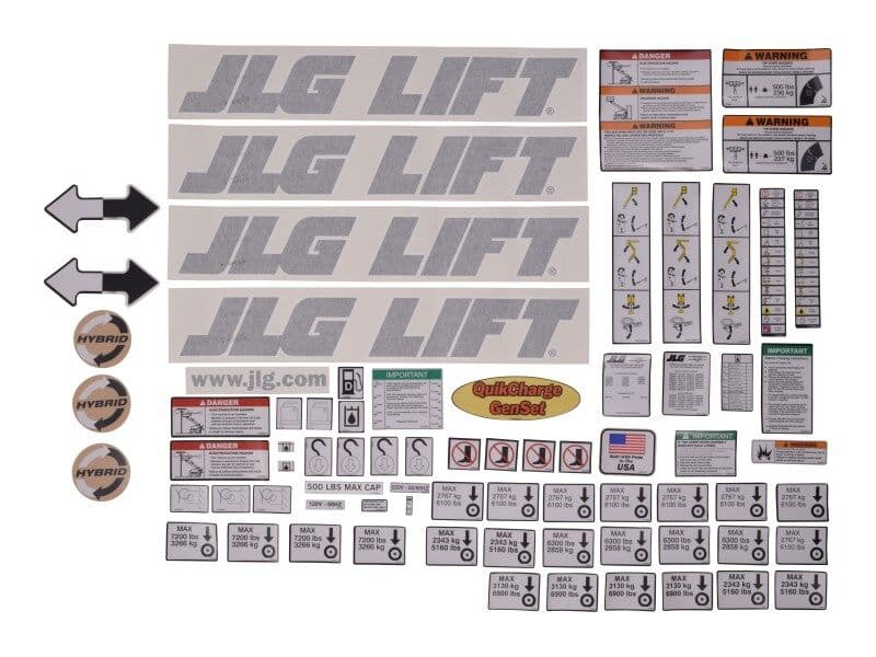 KIT,(SERVICE) E/M400/450 DECAL