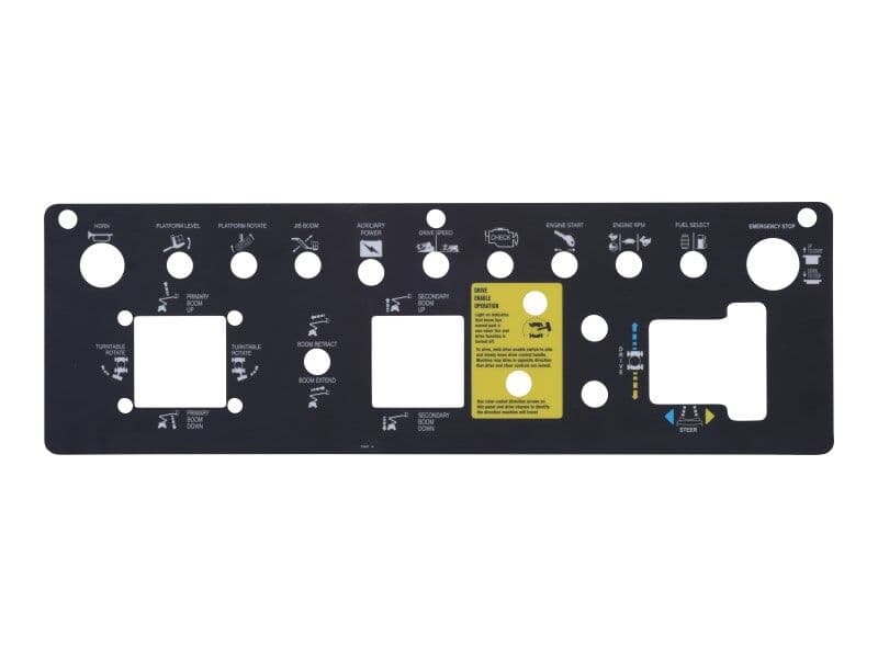 DECAL,PLTFM CONTROL PANEL