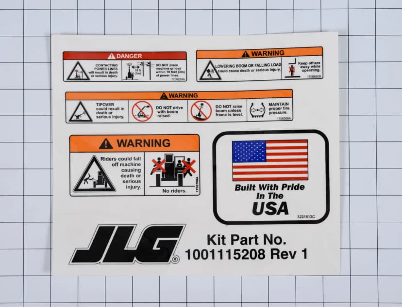 DECAL,KIT, CAB, ANSI