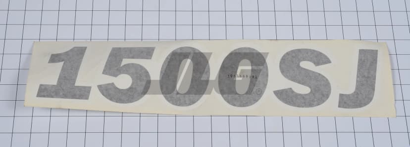 DECAL,MODEL DESIGNATION 1500SJ