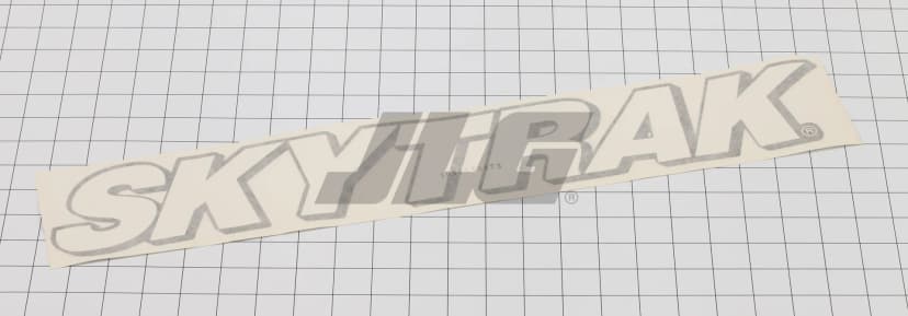 DECAL,SKYTRAK REAR DOOR