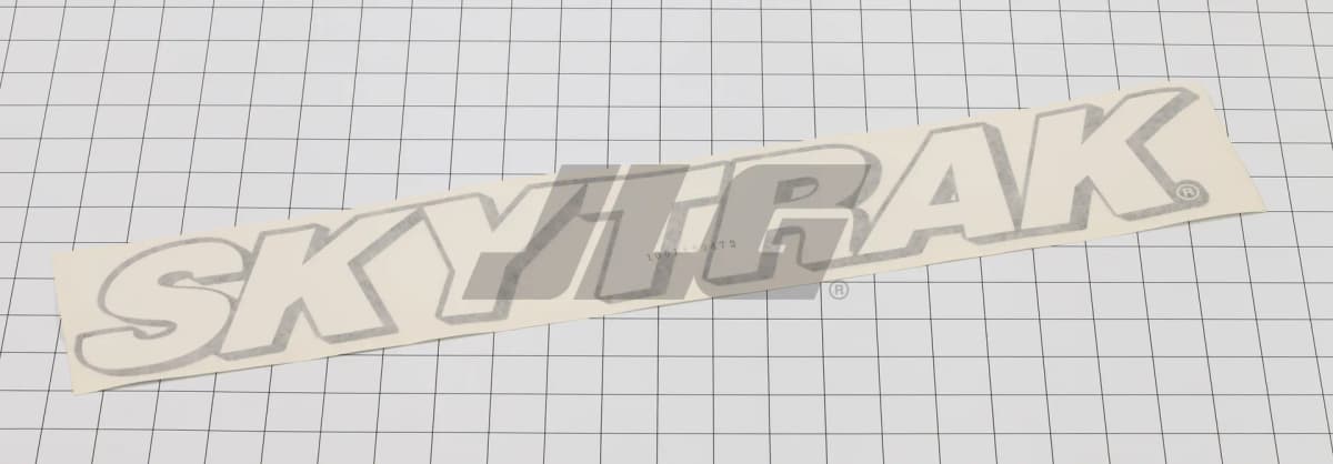 DECAL,SKYTRAK REAR DOOR