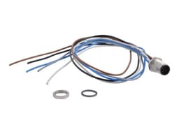 CONNECTOR,5POS M12 TO WIRE