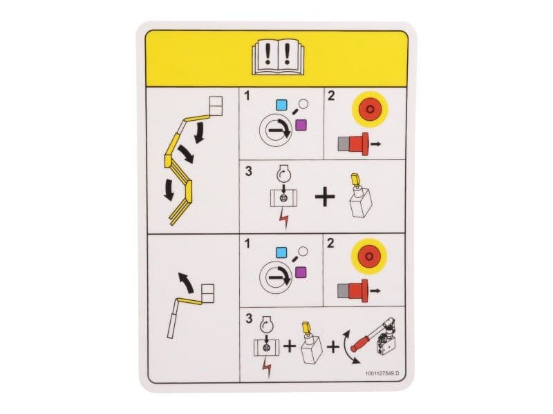 DECAL,MANUAL DESCENT