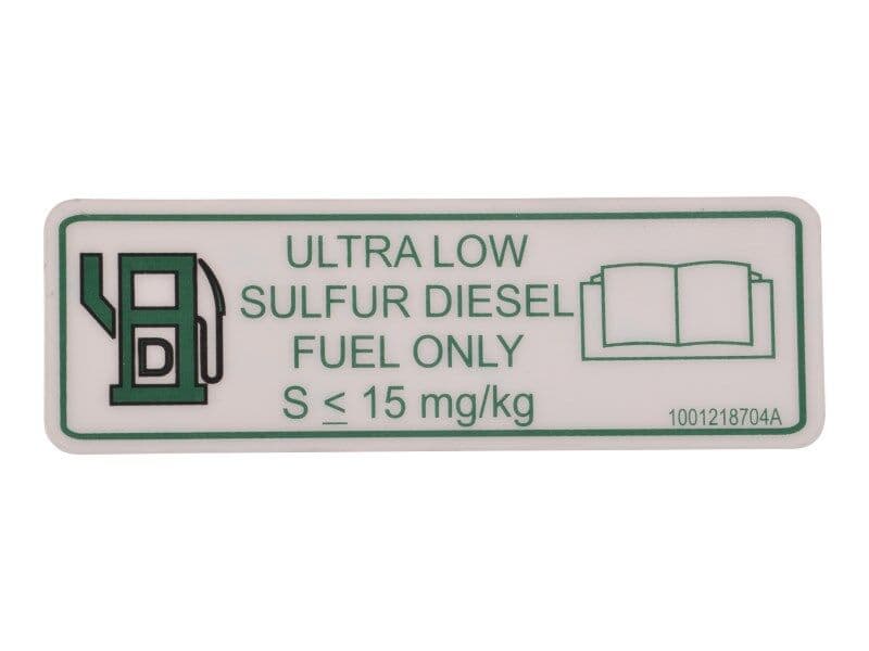 DECAL,ULTRA LOW SULFUR DIESEL