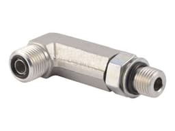 ADAPTER,90 L ORFS/ORB 6-6 FG
