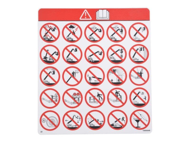 LABEL VL WARNING HAZARDS PIC
