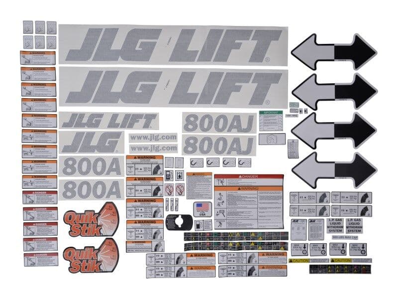 KIT(SERVICE),MACHINE DECAL
