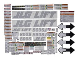 KIT(SERVICE),MACHINE DECAL