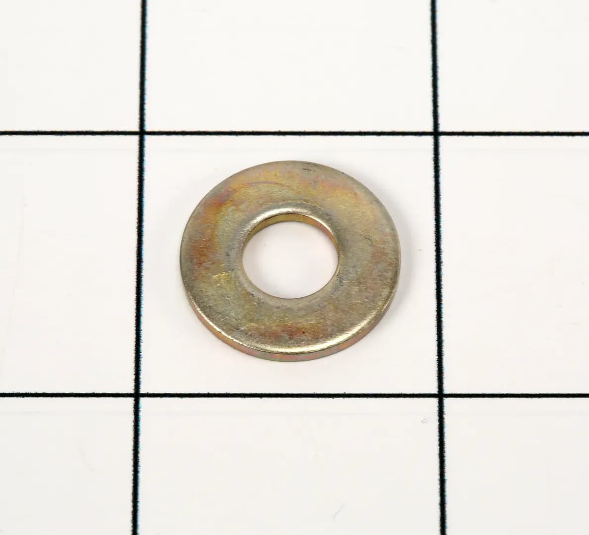 WASHER, FLAT, 1/4 ZINC YELLOW