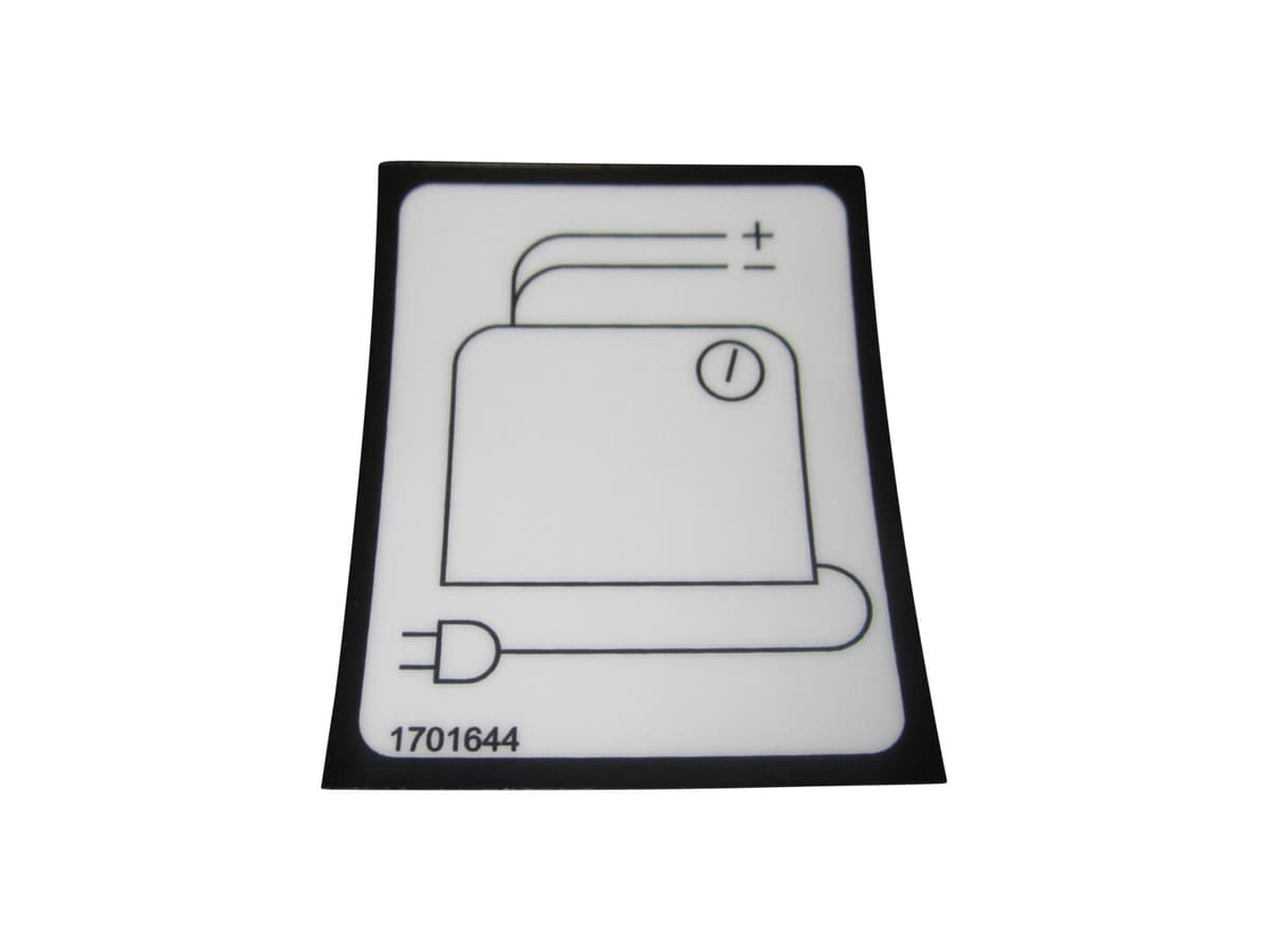 DECAL, BATTERY CHARGER