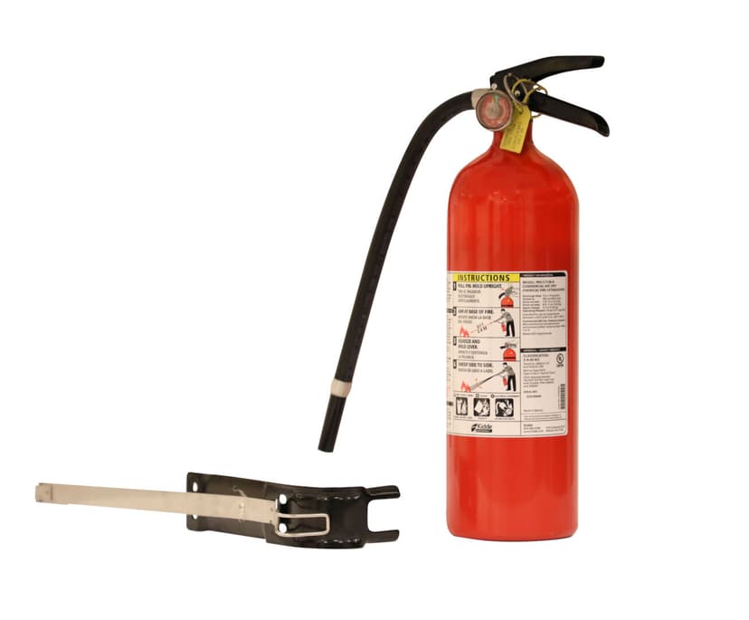 5LB FIRE EXT W/BRACKET
